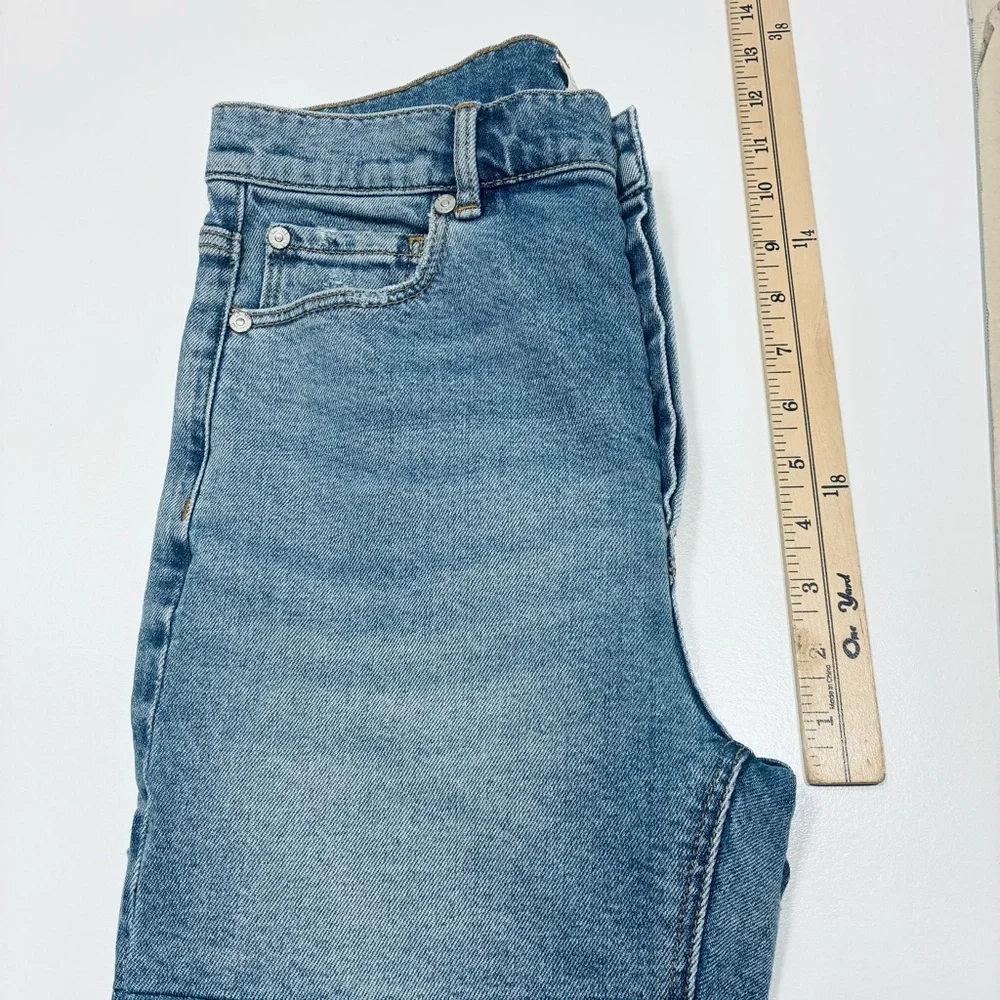 La vie Rebecca Tylor Patchwork Jeans Women Size 25 Straight‎ Leg Hight Waist